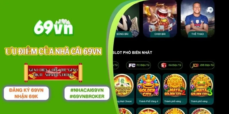 Các ưu điểm thu hút khách hàng tại 69VN