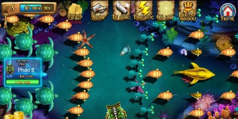 Tìm hiểu về những tính năng hỗ trợ tiện ích khi bắn cá